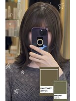 ボーイミーツガール(boy meets girl) 透明感オリーブブラウン