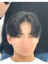 メンズヘアセンス 渋谷(MEN'S HAIR SENSE)&nbsp;ニュアンスパーマ/センターパート/メンズ/眉毛/フェザーパーマ