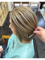 サラ HAIR&MAKE SALA 相模大塚店&nbsp;バレイヤージュ　シャドウルーツ　ハイライトカラー