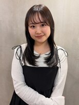 スタンド バイ ヘアー アンド コーヒー 恵比寿(STAND By HAIR ＆ Coffee)&nbsp;顔周りレイヤー×ニュアンスグレージュ