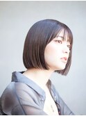 切りっぱなしボブ