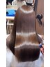 【髪質改善♪美髪】潤い艶カラー＋カット＋TOKIOインカラミTr￥10900