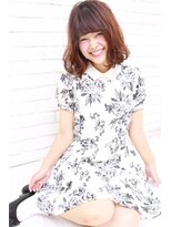 ザッツ 平井店(ZA'S) ゆるふわボブ×アプリコットブラウン