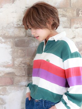 ビーピージェイズ 宇城店(BPJ'S) 【BPJ'S宇城店】夏ショート☆うざバング×ひし形シルエット