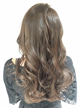 ヘアサロン ビータ(Hair salon BITA) グレージュハイライト＿フェザーロング