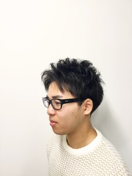 バーバーショップ テト キタヤマ(barber shop tete kitayama) 無造作感ショート★アップバング