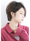 【Rire-リル銀座-】美シルエット小顔耳かけショートボブ☆