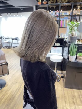 アルカナ 明治神宮前原宿(ARCANA) ボブ　グレージュ  ベージュ　透明感カラー