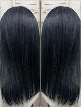 ネロ ヘアデザイン(Nero hair design) ブルーブラック系カラー