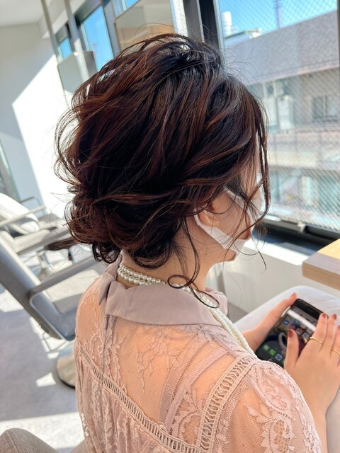 パーティールーズアップ_ヘアセット結婚式