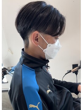 シェルハ(SHELHA) 前下がりセンターパート/マッシュ/ニュアンスパーマ