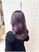 《TARO》黒髪卒業 ピンクラベンダー 春カラー くびれヘア