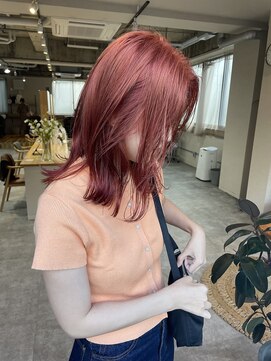 トナリ(tonari) 夏カラー♪ピンクオレンジ