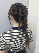 エフェ(effet)&nbsp;編みおろしポニーテール