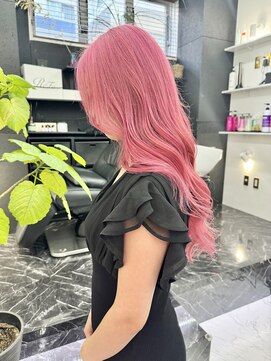 チュダック(ChuDuck) 韓国風《ピンク》ハイトーン/ケアブリーチ/ダブルカラー