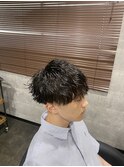 滋賀/南草津/メンズ美容室/波巻きツイストスパイラルパーマ