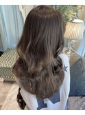 透明感!マロンベージュ ダブルカラー トリートメント