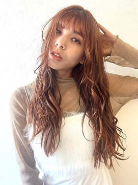 メルト 吉祥寺(melt) オレンジブラウン似合わせカラーブリーチ無し10代20代