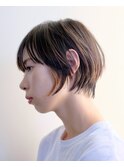 マッシュショート/ボブ/ワイドバング/イヤリングカラー/豊橋