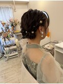 ツインおだんご/梅田ヘアセット