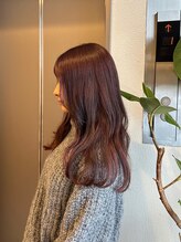 ジル ヘアデザイン ナンバ(JILL Hair Design NAMBA) brown red