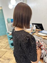 ロミー 本厚木(ROMMY.) 大人可愛いぱつんとボブ重めボブ切りっぱなしボブ