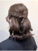 【Lilly渋谷】#ヘアセット#ヘアアレンジ#ハーフアップ#シニヨン