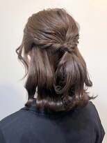 リリー シブヤ(Lilly shibuya)&nbsp;【Lilly渋谷】#ヘアセット#ヘアアレンジ#ハーフアップ#シニヨン