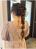 ポニーテールアレンジ