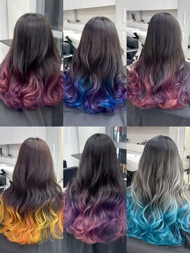 アライブ ハラジュク(ALIVE harajuku) 【ALIVE yu-ki ブリーチ カラー ダブルカラー グラデーション】