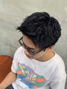 グレースマンカフェ(GRACE MAN CAFE) 【メンズカジュアル】アップバング!スパイキーショート!