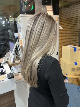 ラフ(LAFF) #着物#メルティーカラー#フェミニンロング#ウェーブミディアム