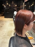 髪質改善カラーハイライトピンクベージュ白髪染め40代50代