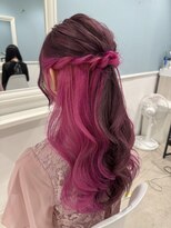 ホワイト 東京新宿店(White) スピードヘアセット7番 ハーフアップ