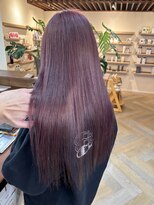 ラフ バイ マグ 南松本(R.A.F. by Mag)&nbsp;春色◎透明感グレーピンクロング20代30代