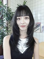 スタニング 渋谷(STUNNING.)&nbsp;ハッシュカット/レイヤーカット/ウルフカット/黒髪カラー