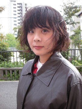 ドライなパーマヘア