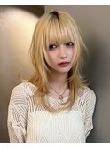 【Haco+】Nova_全頭ブリーチ_レイヤーカット