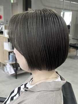 ルイ(ROUIS produced by LUCK 津田沼) オリーブグレージュ/オリーブベージュ/似合わせカット