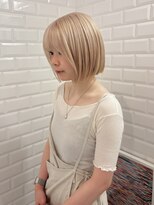 ザスリック 代官山(THE SLICK) ミルクティーベージュ ボブ