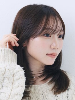 エトル バイ コムマティス 恵比寿駅前店(etre by comme Matisse)の写真/絶妙なニュアンスが決め手*骨格に合わせた顔周りレイヤーで自然に小顔魅せ＆垢抜け♪[恵比寿駅/髪質改善]