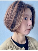 フロラクロマ 上通NEWS裏(FLORACHROMA)&nbsp;ハイライトボブスタイル