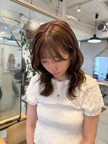 ロマリア(Lomalia)&nbsp;Lomalia表参道ナチュラルブラウンケアカラー前髪カット