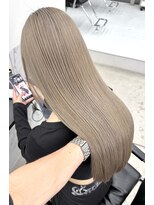 エゴル ナゴヤサカエ(ENGOL NAGOYA SAKAE)&nbsp;新美蓮/ミルクティー/グレージュ/ベージュ/ハイトーン