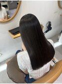 髪質改善縮毛矯正ダブルカラーハイライトショートカット30代40代