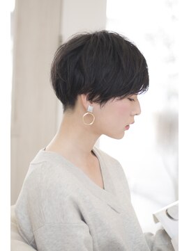 ソアヘアー(Soar hair) 【Soar】黒髪ｘツーブロックｘショートボブｘパーマ