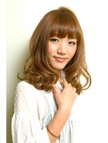 オーブ ヘアー フィオーレ 京都桂店(AUBE HAIR fiore) ナチュラル☆ミディアムカール