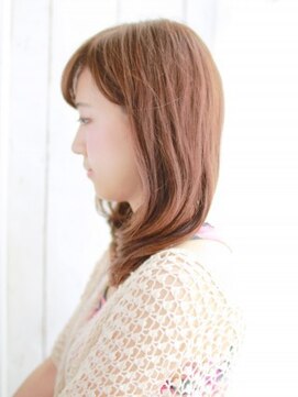 ナル 白山神社参道通り店(nalu) 内巻きナチュラルヘアースタイル