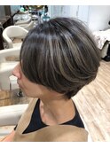 ショート×バレイヤージュ