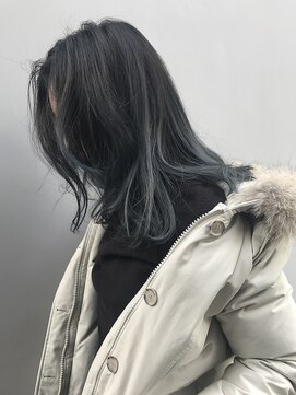 ソルトウォーター(SALT WATER) グラデーション×オーシャンブルーハイトーン